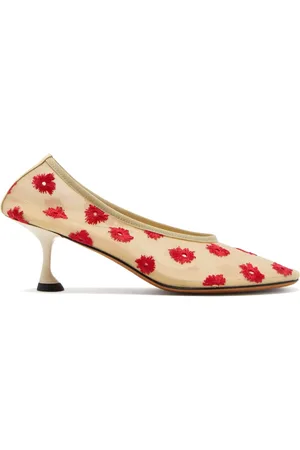 Proenza Schouler Escarpins à fleurs brodées