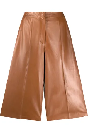 DESA 1972 Pantalon crop en cuir à taille haute