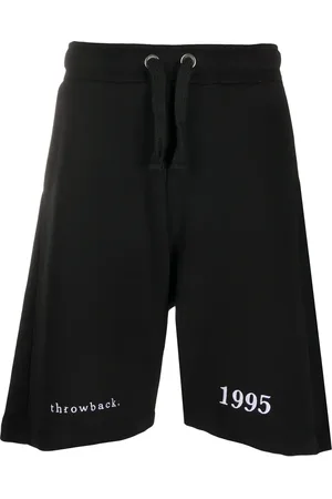 Throwback. Short à logo brodé
