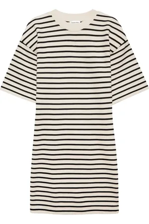 ANINE BING Robe courte à rayures