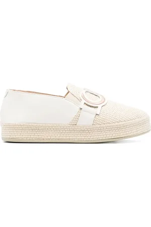 Casadei Mocassins à logo appliqué