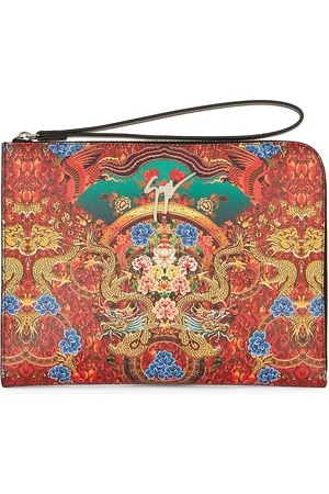 Giuseppe Zanotti Pochette Fabian en cuir