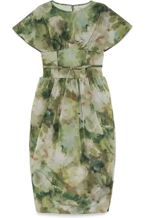 Amsale Robe à effet drapé