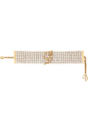 BLUMARINE Collier ras-de-cou à ornements strassés
