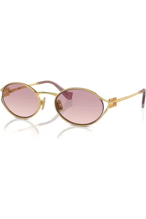 Miu Miu Lunettes de soleil à monture ovale