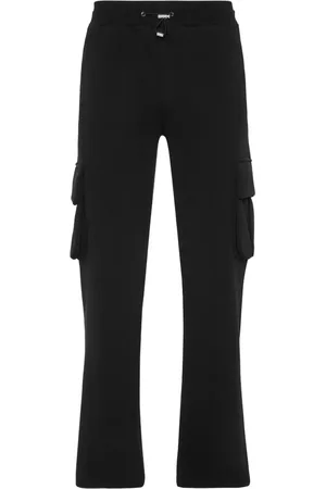 Philipp Plein Pantalon droit en coton mélangé