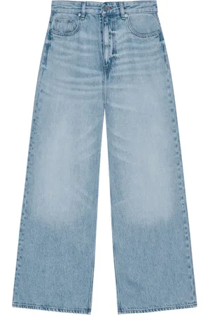 Ganni Jean à effet délavé