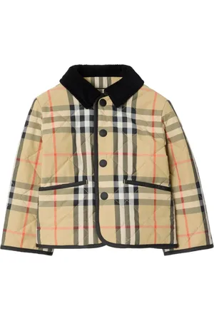 Burberry Veste matelassée à carreaux