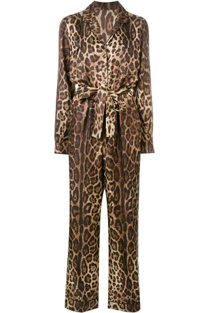 Dolce & Gabbana Combinaison à motif léopard
