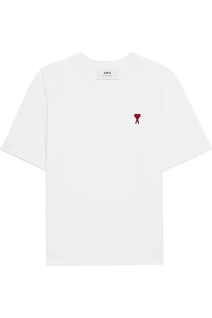 Ami T-shirt en coton biologique à logo brodé