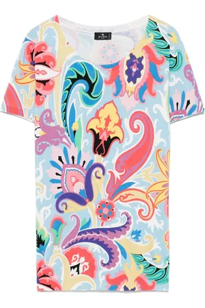 Etro T-shirt à motif cachemire