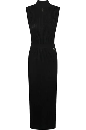 Elisabetta Franchi Robe longue à design côtelé