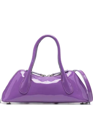 BLUMARINE Sac à main en cuir à logo embossé