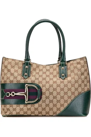 Gucci 2000-2015 GG Canvas Hasler Web tote bag