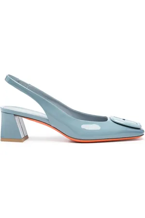 santoni Escarpins en cuir verni 50 mm