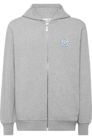 Philipp Plein Hoodie à fermeture zippée
