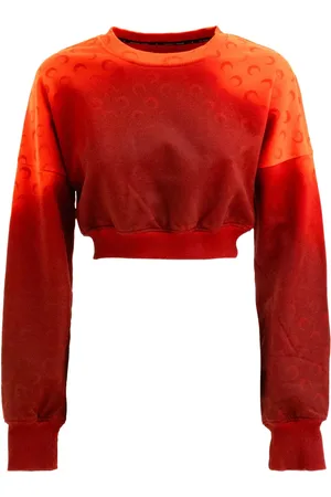 Marine Serre Cropped sweatshirt