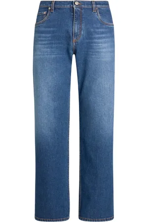 Etro Jean à broderies Pegaso