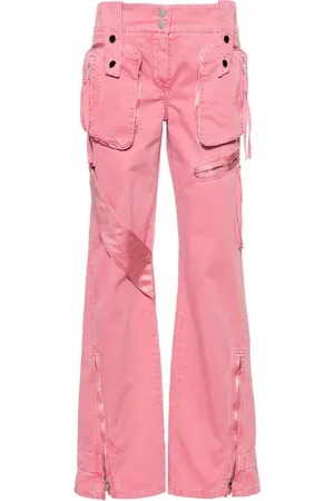 BLUMARINE Pantalon cargo à taille basse