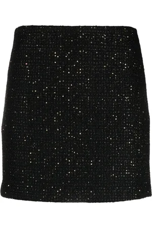 Twin-Set Minijupe en tweed à paillettes