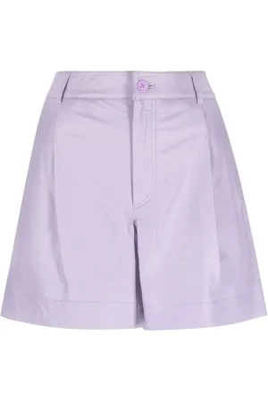 P.A.R.O.S.H. Short en cuir à taille haute