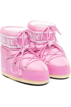 Moon Boot Bottines lacées à logo imprimé