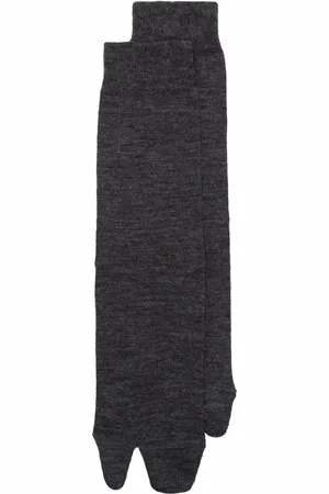 Maison Margiela Chaussettes longues en maille