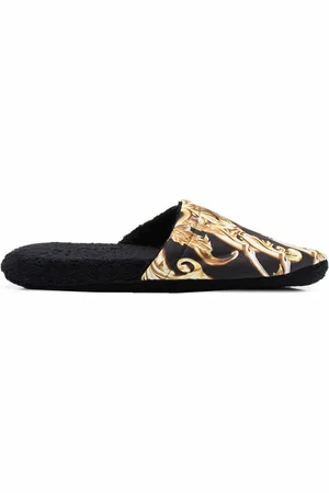 Philipp Plein Chaussons à imprimé baroque