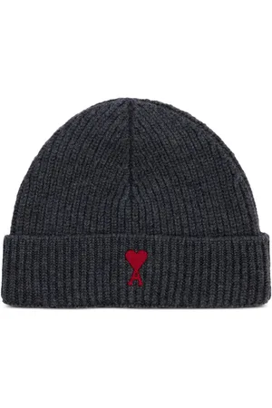 Ami Bonnet nervuré à logo brodé