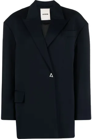 AERON Blazer oversize à plaque logo