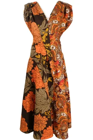 Colville Robe Expressionist à fleurs