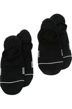 HUGO BOSS Lot de 2 paires de chaussettes à logo intarsia