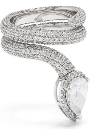 APM Monaco Bague sertie de cristaux