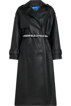 Karl Lagerfeld Trench en cuir artificiel