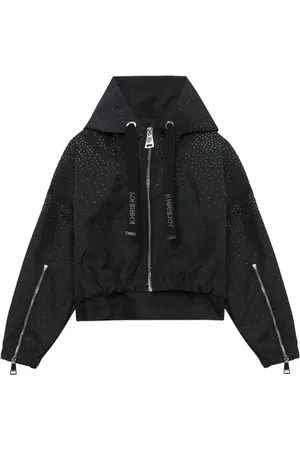 Khrisjoy Veste ornées de strass à capuche