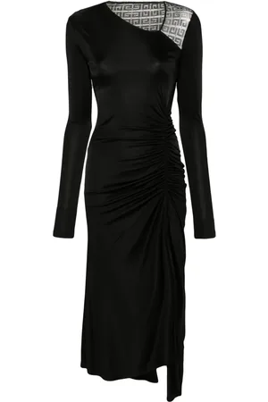 Givenchy Robe mi-longue à coupe asymétrique