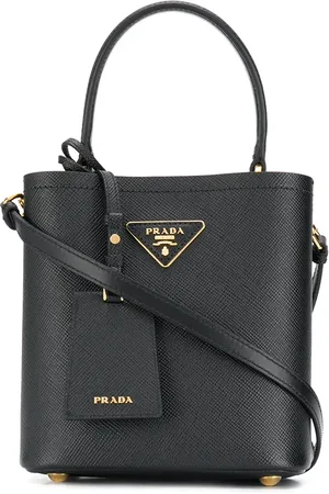 Prada Sac à main à plaque logo