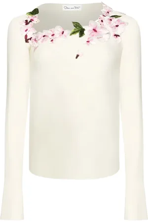 Oscar de la Renta Blouse à fleurs