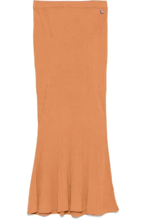 Patrizia Pepe Jupe mi-longue à design nervuré