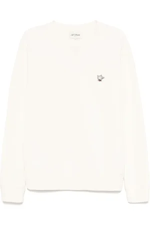 Café Kitsuné Barista Fox-patch sweatshirt