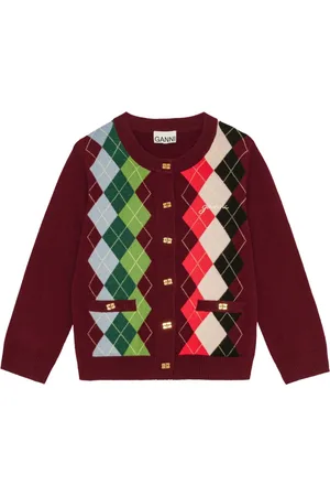 Ganni Cardigan à losanges