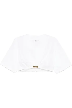 Elisabetta Franchi Blouse à détail de logo