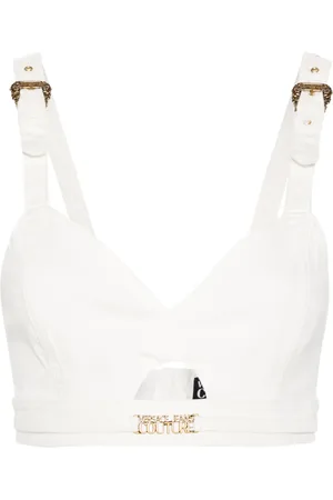 VERSACE Brassière à plaque logo