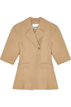 Ganni Blazer à manches courtes