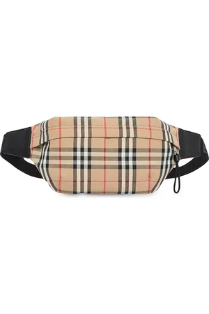 Burberry Sac banane médium à carreaux