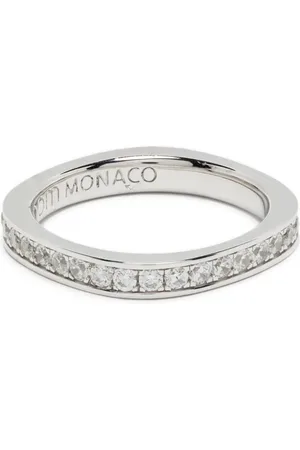 APM Monaco Bague Dainty pavée de zircons