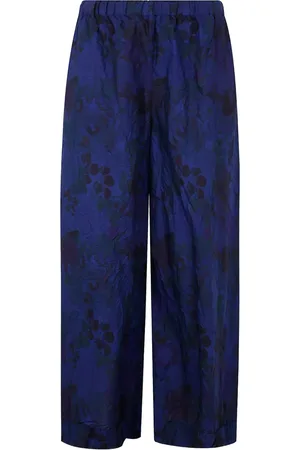 DANIELA GREGIS Floral-print trousers