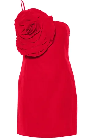 BLUMARINE Robe courte à fleurs appliquées