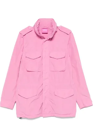 Aspesi Veste imperméable zippée à bords contrastants