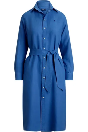 Ralph Lauren Robe-chemise à taille ceinturée